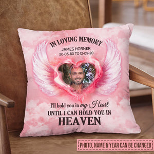 In Loving Memory Customize Photo Pillow