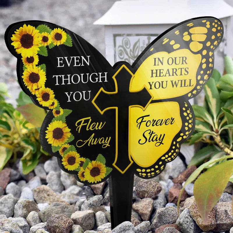 In Our Heart Forever-Acrylic Plaque Stake