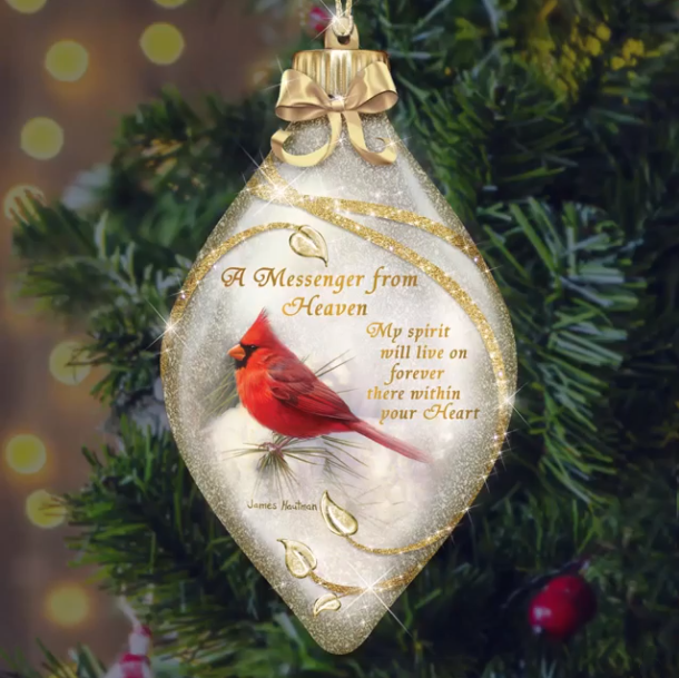 "Messenger From Heaven" Cardinal Ornament