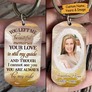 You Left Me Personalized Keychain