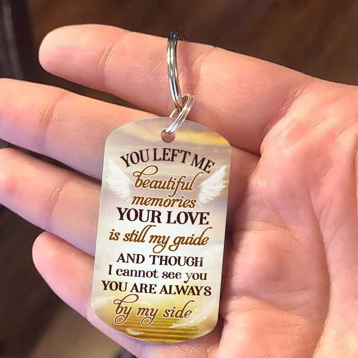 You Left Me Personalized Keychain