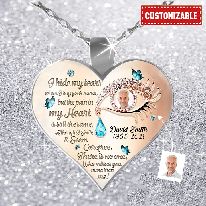 I Hide My Tears-Personalized Necklace