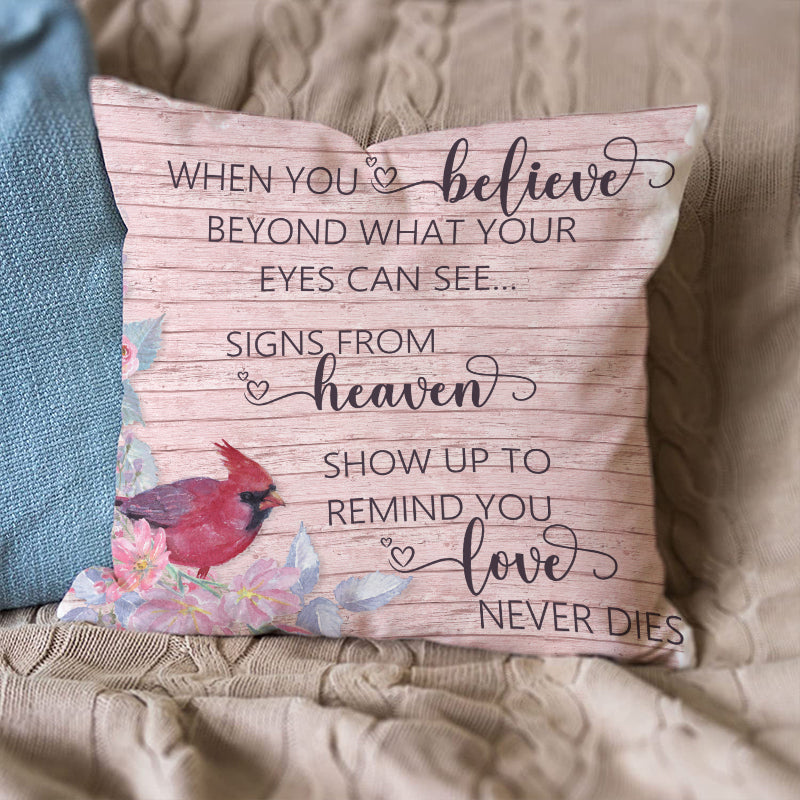 Memorial Cardinal Pillow Case