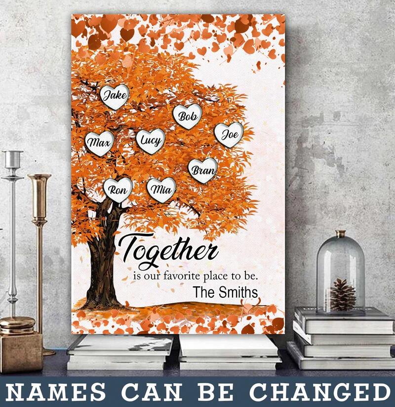 Together is our favorite place to be-Personalized Poster