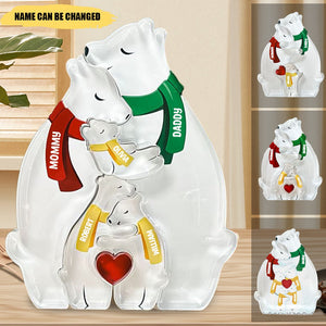 Hugging Bear Family - Acrylic Bear Family Puzzle