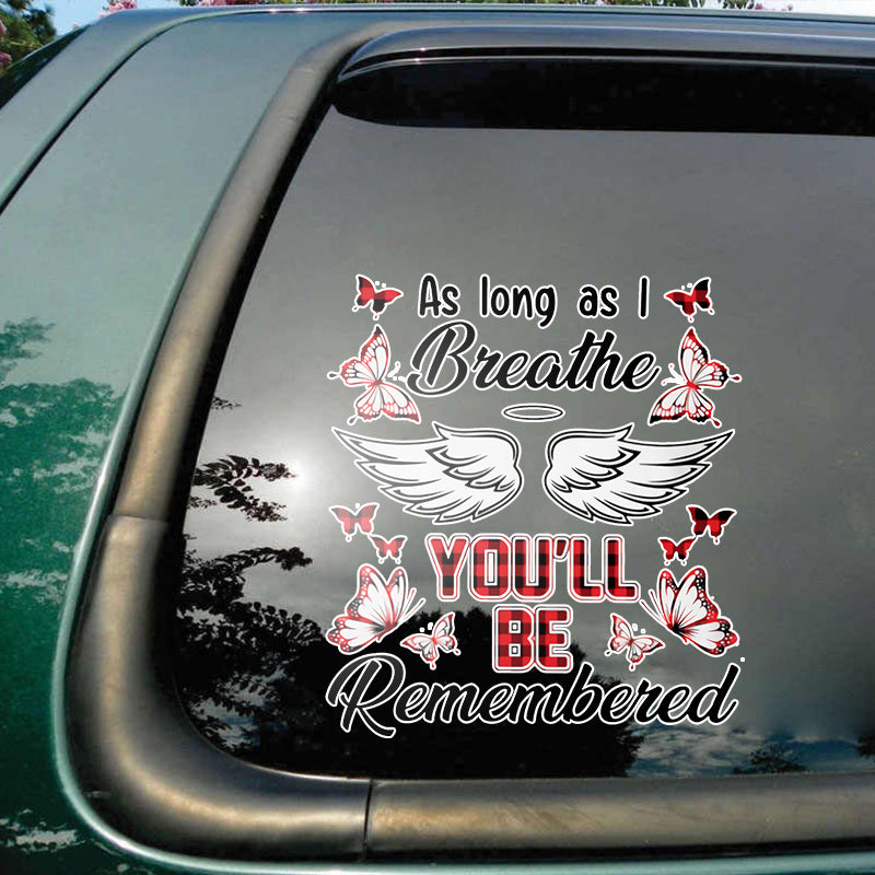 Memorial Butterfly Sticker