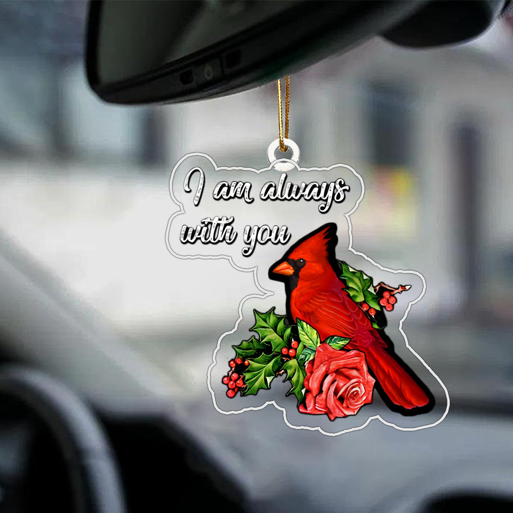 Memorial Cardinal Car Ornament