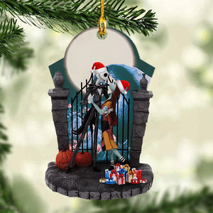 Personalized Skeleton Couple Ornament, Christmas Tree Decor