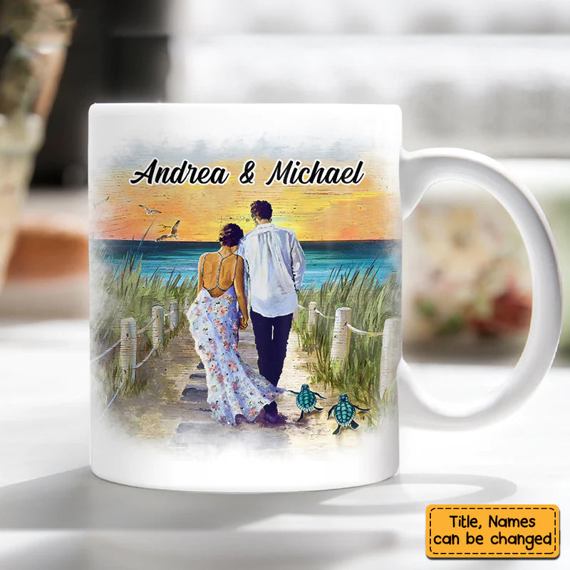 To My Husband/Wife The Day I Met You-Personalized Mug