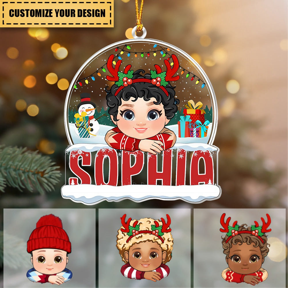 2023 Kids Custom Christmas Names - Personalized Acrylic Ornament