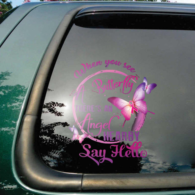 Memorial Butterfly Sticker