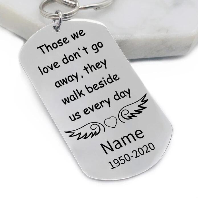 Personalized Engraved Silver Keychain-4