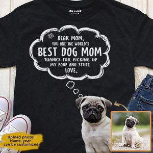 Upload Photo Dear Dog Cat  Mom Dad Personalized Shirt