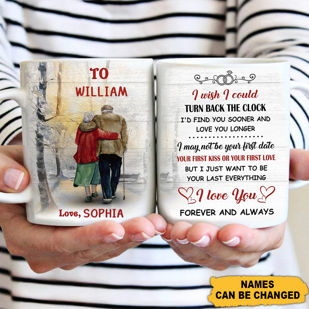 To My Husband/Wife - Forever And Always -Personalized Coffee Mug