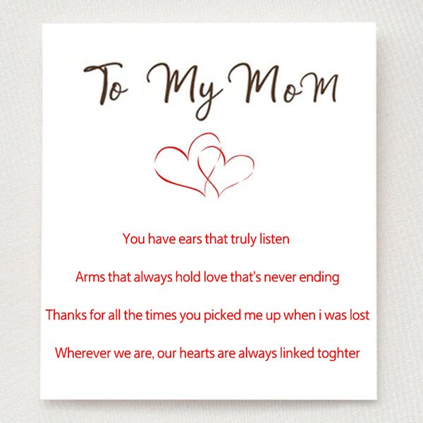 Interlocking Heart Necklace - Mother & Daughter 👩👧 Forever Linked Together