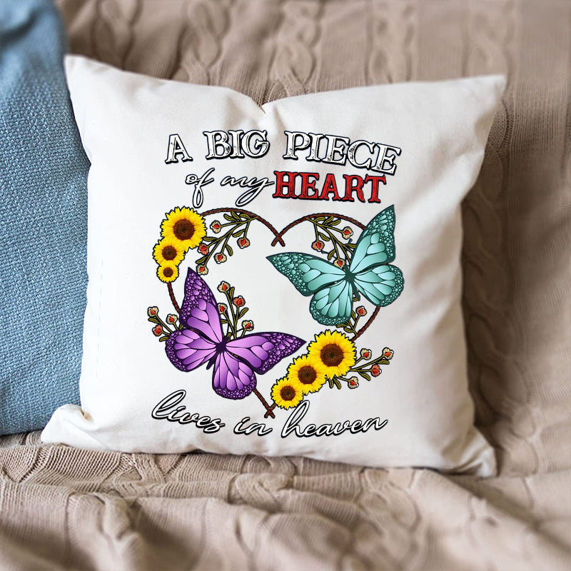 Memorial Butterfly Pillow Case