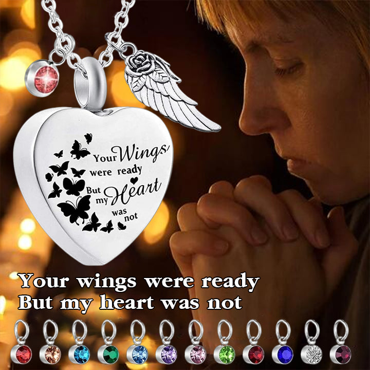 12 Birthstones Urn Necklace for Ashes