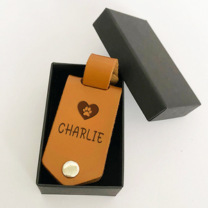 Don't Cry For Me Personalized Leather Keychain