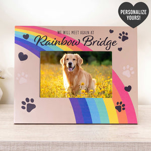 Personalized Wood Picture Frame to My Angel Dogs