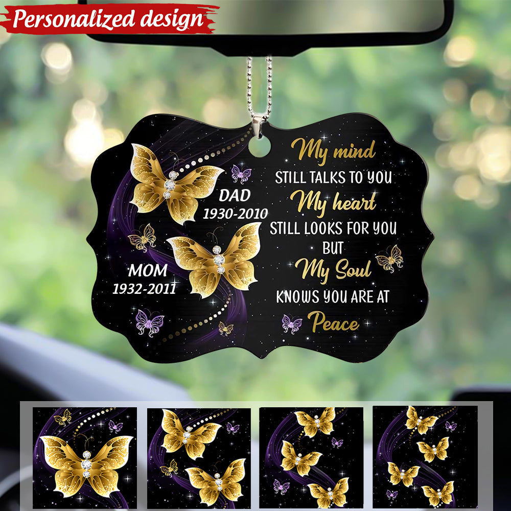 My Mind Still Talks To You - Memorial Gift - Personalized Custom Acrylic Ornament