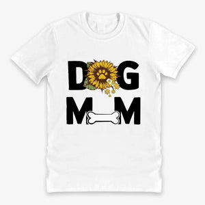 Personalized T-shirt - Sunflower Dog Mom