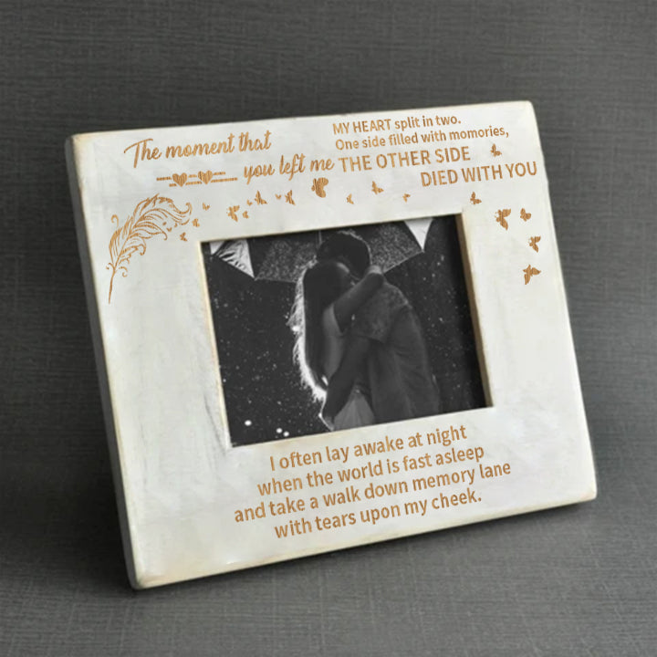 Wood Picture Frame to My Angel