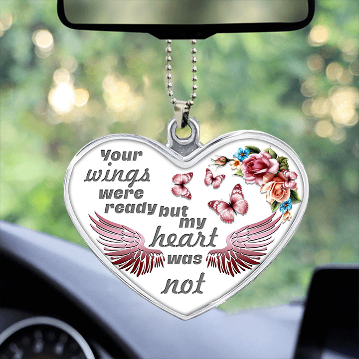Memorial Butterfly Car Ornament