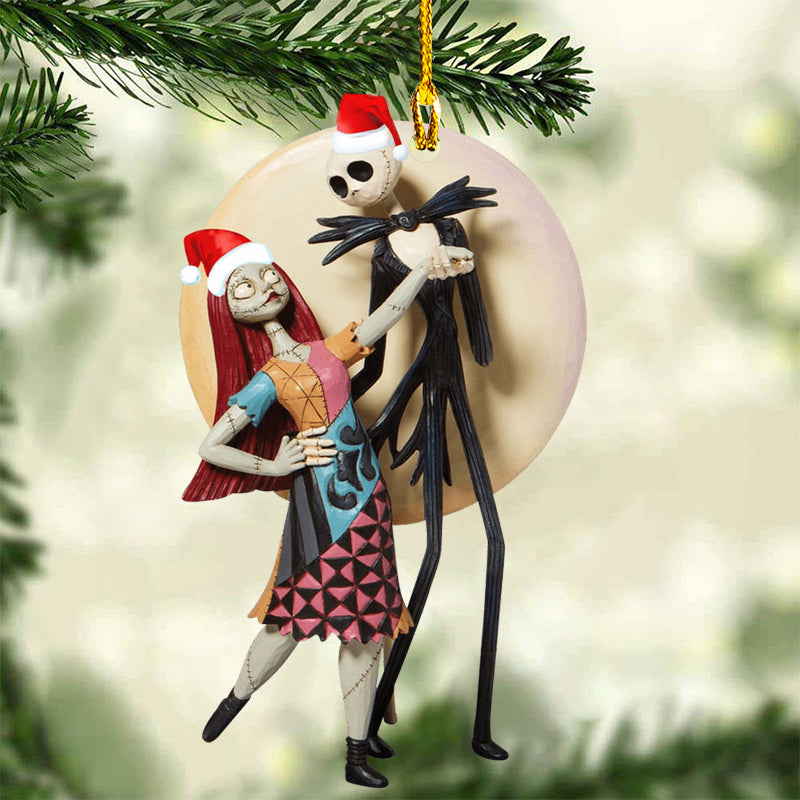 Personalized Skeleton Couple Ornament, Christmas Tree Decor