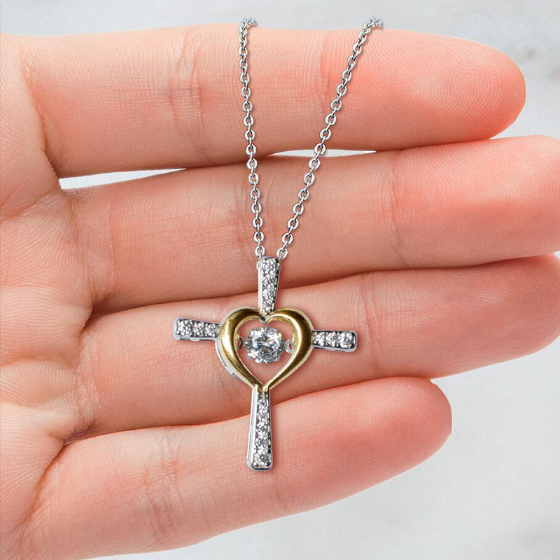 If Ever There Is A Tomorrow - Love Mom -Cross Necklace