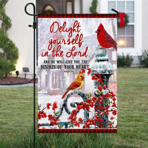 Memorial Cardinal HOUSE & GARDEN FLAG