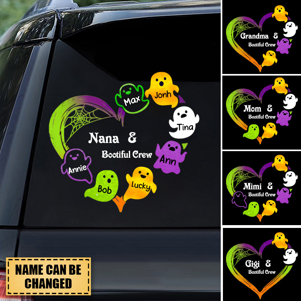 Personalized Nana's Bootiful Crew Personalized Sticker