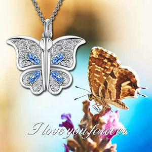Butterfly Picture Locket Necklace