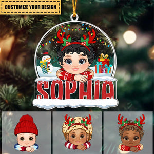 2023 Kids Custom Christmas Names - Personalized Acrylic Ornament