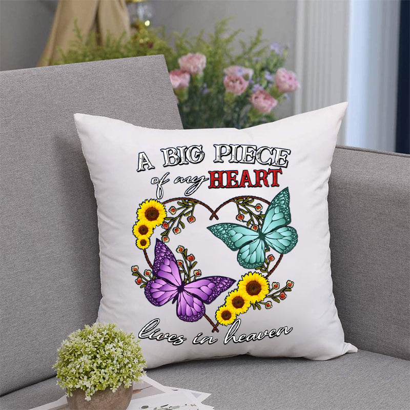 Memorial Butterfly Pillow Case