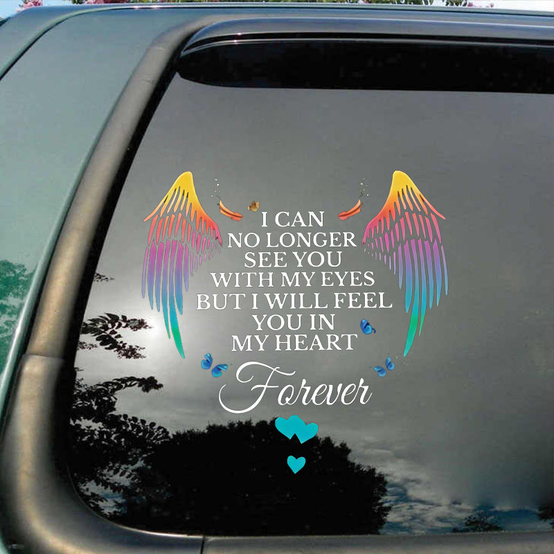 Memorial Angel Wings Sticker