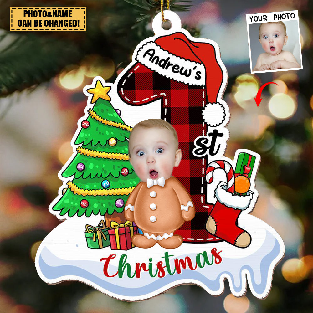 Christmas Gift For Newborn Baby Cute Gingerbread Men Ornament
