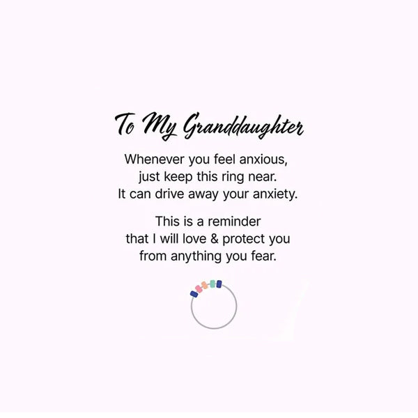 Anxiety Relieving Enamel Fidget Ring