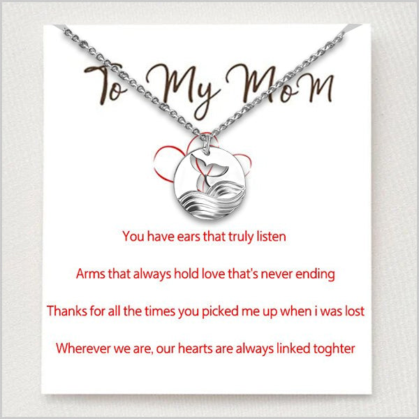 Sea And Whale Necklace-Mother&Daughter 👩👧 Forever Linked Together