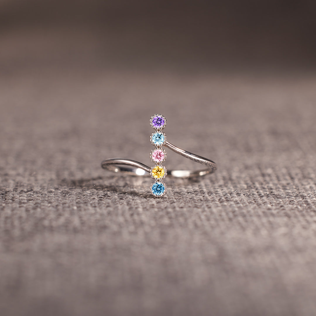 Personalized Birthstones Ring