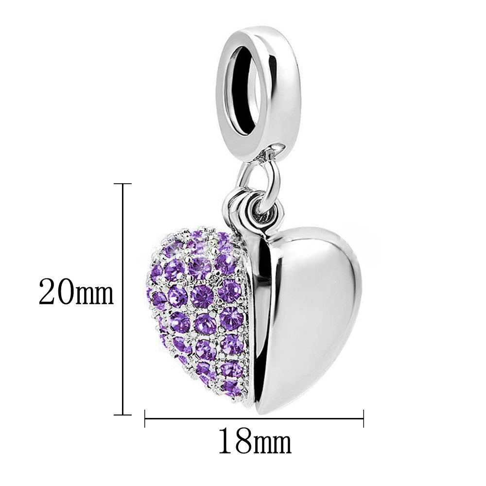 Heart-shaped Cremation Ashes Storage Necklace