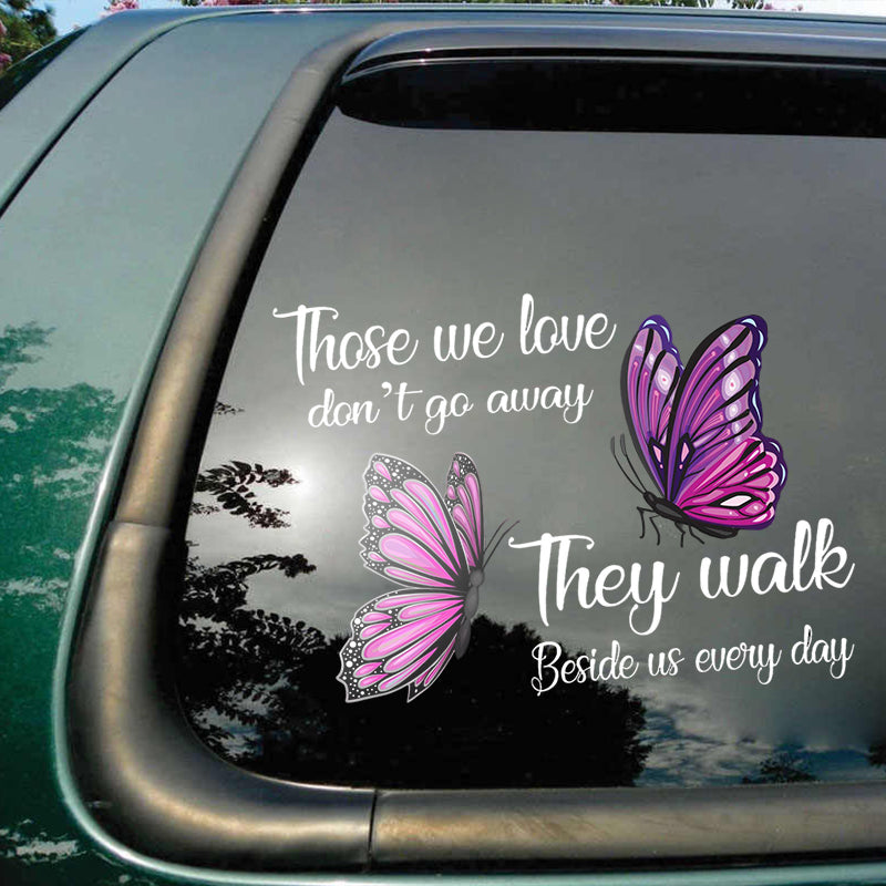 Memorial Butterfly Sticker