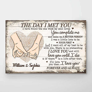 Love You Forever And Always - Personalized Poster