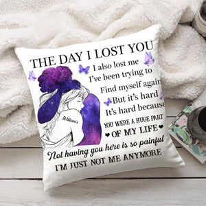 The Day I Lost You Personalized Pillowcase