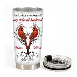 In Loving Memory Of My Beloved Husband Personalized Tumbler
