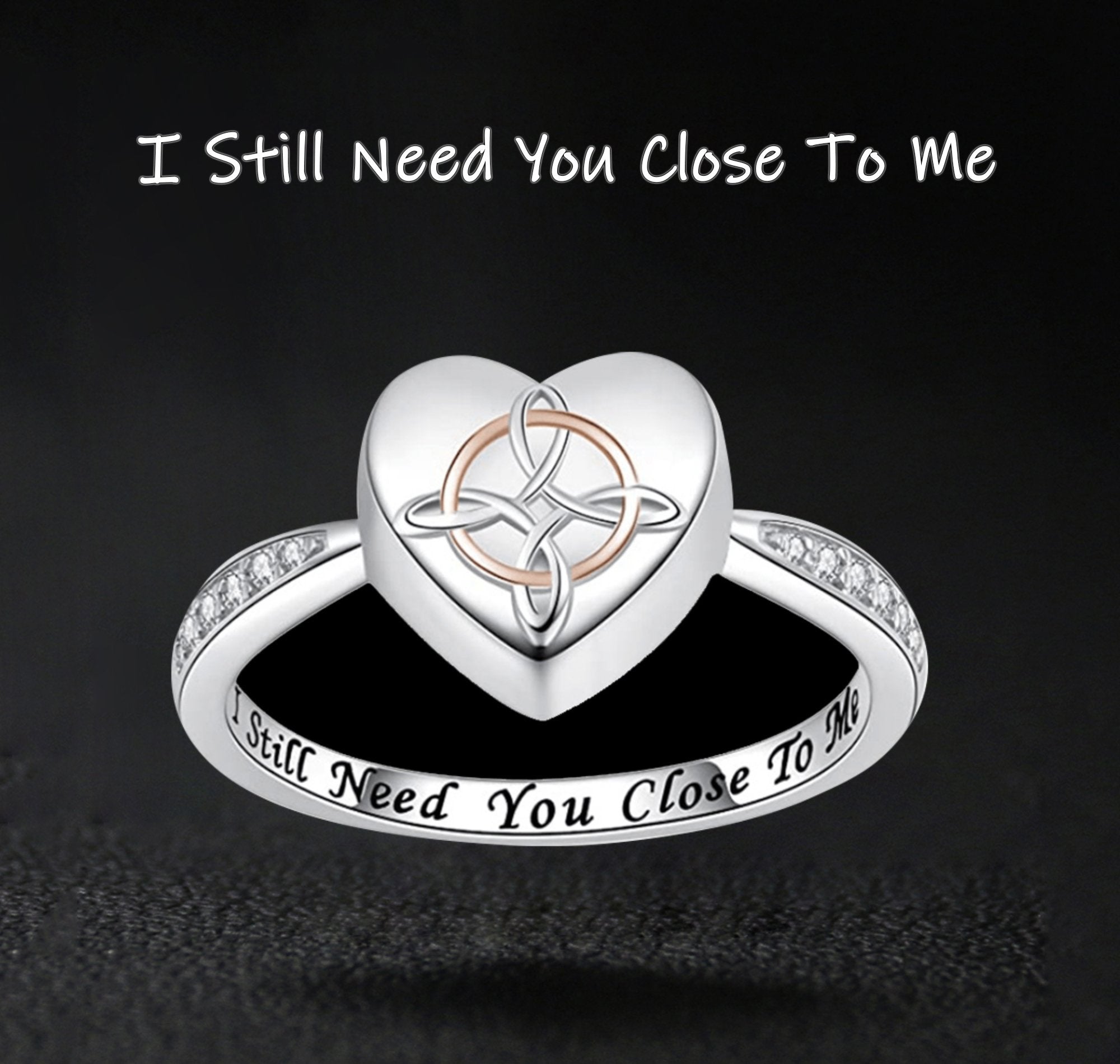 Cremation Jewelry Urns Ring for Ashes