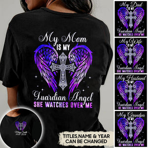 My Love Is My Guardian Angel Personalized T-shirt
