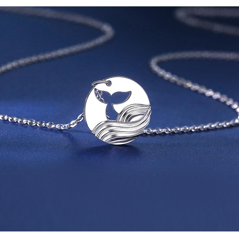 Sea And Whale Necklace-Mother&Daughter 👩👧 Forever Linked Together