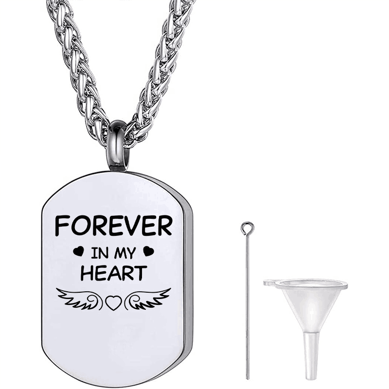 Personalized Ashes Necklace - Forever In My Heart