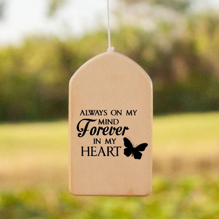 Personalized Memory Butterfly Wind Chime