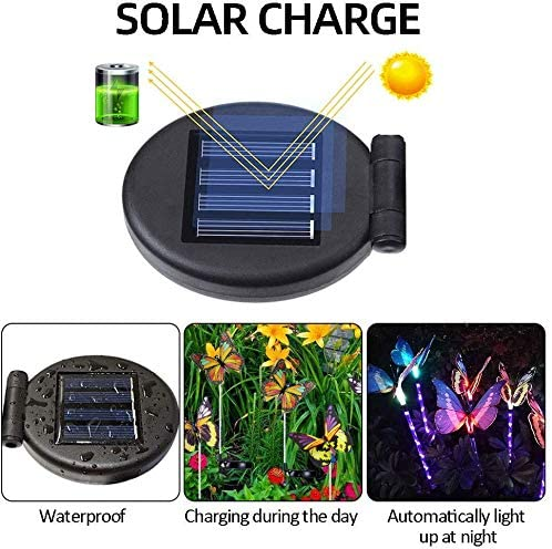 Solar Garden Butterfly Lights Outdoor Decor